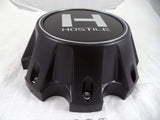Hostile Wheels Satin Black/Black H Logo Custom Center Cap # HC-8006 (1)