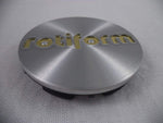 RotiForm Silver Custom Wheel Center Caps # 1003-40MG Gold Emblem (4 CAPS) - Wheelcapking