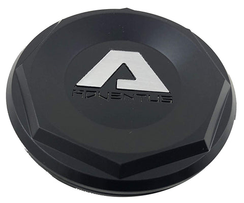 Adventus Black Custom Wheel Center Cap # 1937K68-S3 (1 CAP) - Wheelcapking
