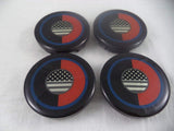 MB Motorsports Wheels # BC-307 Gloss Black Custom Wheel Center Cap (4 CAPS)