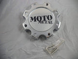 Moto Metal 845L170R Wheels Chrome Custom Wheel Center Caps NEW! (4 CAPS) - Wheelcapking
