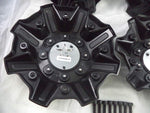 RBP Wheels Gloss Black Custom Wheel Center Caps # 31P406B / C1010B (4 CAPS) - Wheelcapking