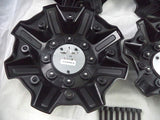 RBP Wheels Gloss Black Custom Wheel Center Caps # 31P406B / C1010B (4 CAPS) - Wheelcapking