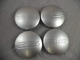 SR Wheels 1000SR2 Silver Custom Wheel Center Caps (4 CAPS) - Wheelcapking