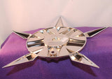 Mossa Wheels Custom Center Cap Chrome (Set of 4) # MS-CAP-L221 Turin-FWD C-730 71222-4 - Wheelcapking