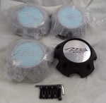 MB Motoring Black Custom Wheel Center Caps # BC-787S NEW! (set of 4)