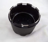Liquid Metal Flat Black Custom Wheel Center Caps # BC-668B / BC-668L (1 CAP) - Wheelcapking