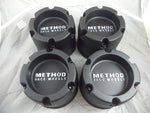 METHOD Matte Black Custom Wheel Center Cap # 124B114-1-S1 6x139 PCD (4 CAPS)