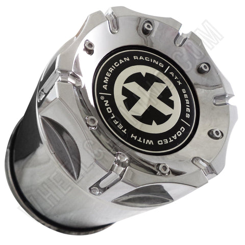 American Racing ATX Wheels Chrome Custom Wheel Center Cap 1425006018 (1 CAP) - Wheelcapking