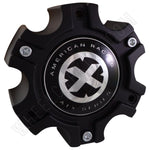American Racing Wheels ATX Series Flat Black Custom Wheel Center Cap (4 CAPS) #377B140-6H - Wheelcapking