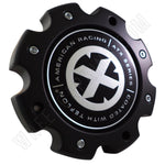 AMERICAN RACING ATX FLAT BLACK Custom Wheel Center Cap Caps Set 4 # 490L204 NEW! - Wheelcapking