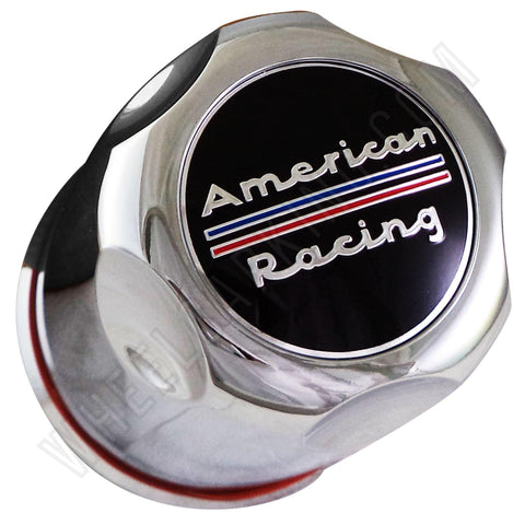 American Racing Chrome Custom Wheel Center Caps # 1327000 (4 CAPS) - Wheelcapking