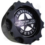 American Outlaw Wheels Gloss Grey Custom Wheel Center Cap # BC-895 (1 CAP) - Wheelcapking