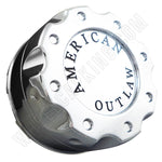 American Outlaw Wheels Chrome Custom Wheel Center Caps # BC-670Z (1 CAP) - Wheelcapking