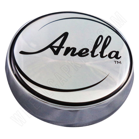 Anella Wheels Chrome Custom Wheel Center Caps # 31096 FTK (4 CAPS) - Wheelcapking