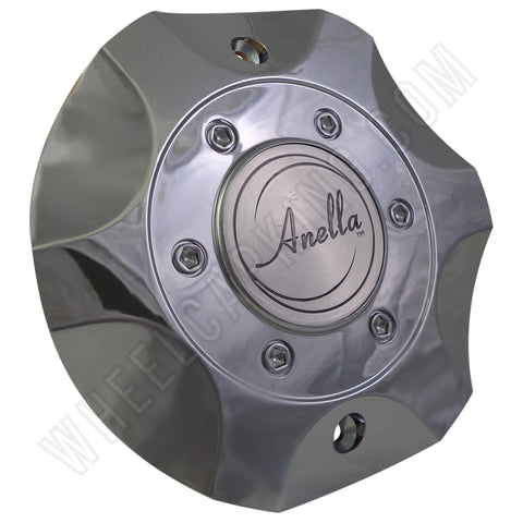 Anella Wheels Chrome Custom Wheel Center Cap # C160 (4 CAPS) - Wheelcapking