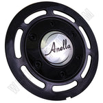 Anella Wheels Gloss Black Custom Wheel Center Cap # C130/FTK (1 CAP) - Wheelcapking