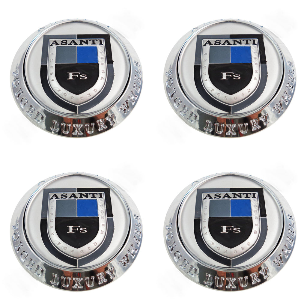 Asanti Wheels Chrome Custom Wheel Center Cap # C-100 / ASANTI-FS-CAP ...