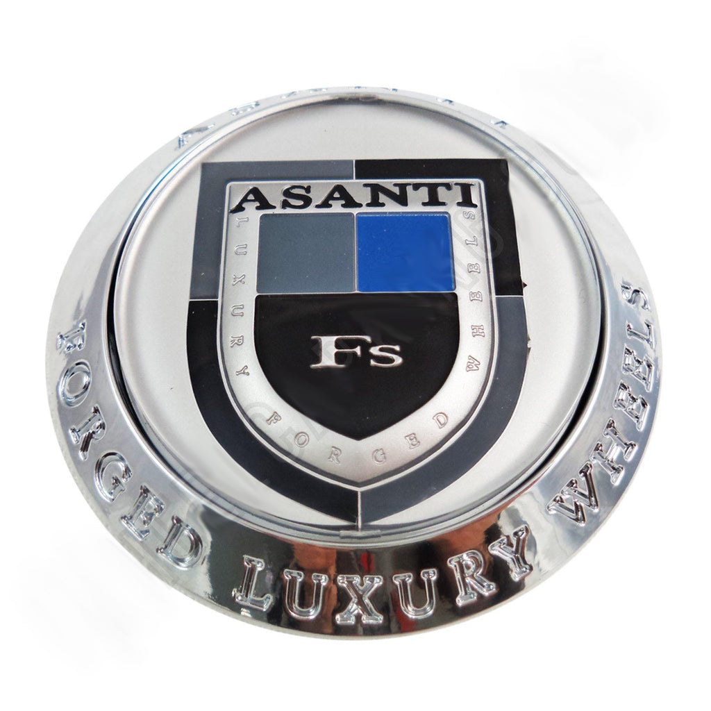 Asanti Wheels Chrome Custom Wheel Center Cap # C-100 / ASANTI-FS-CAP ...