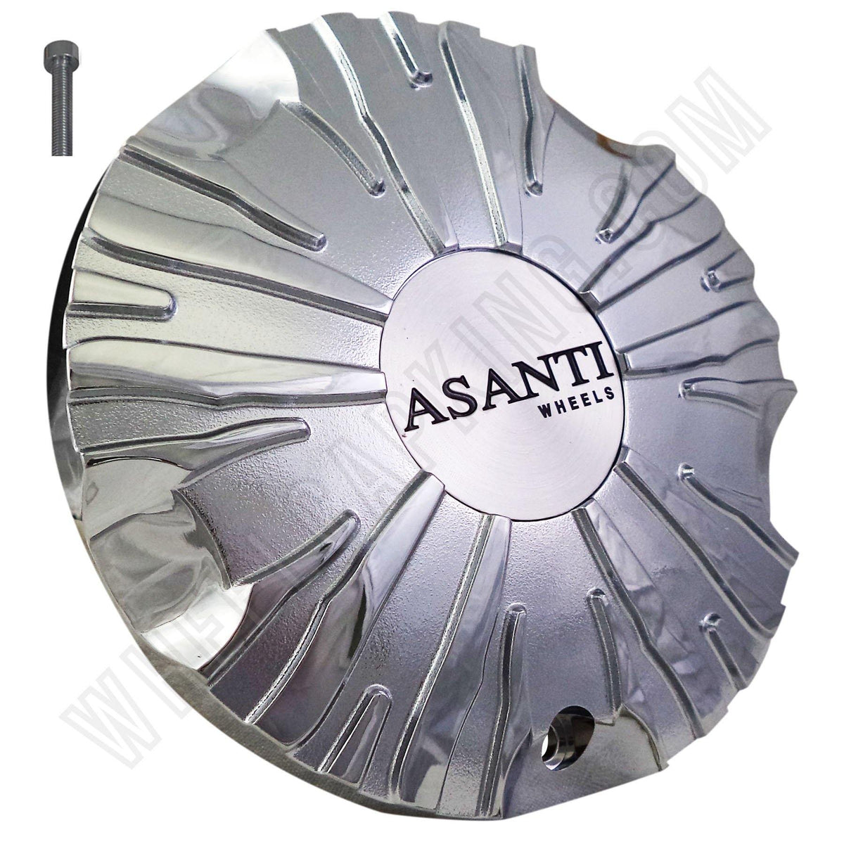 Asanti Wheels Chrome Custom Wheel Center Cap # ZEBRA MS-CAP-L112 (1 CA ...