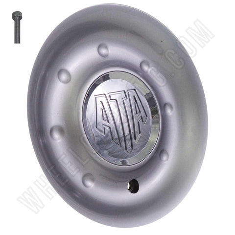 ATA Wheels Silver Custom Wheel Center Caps # H-40 (1 CAP) - Wheelcapking