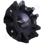 Avarus # MS-CAP-Z216 / Z215 / AV-3 Flat Black Custom Wheel Center Cap (2 CAPS) - Wheelcapking