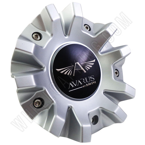 Avarus # MS-CAP-Z216 / Z215 / AV-3 Silver Custom Wheel Center Cap (1 CAP) - Wheelcapking