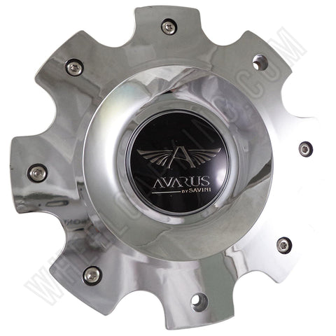 AVARUS by SAVINI Chrome Wheel Center Cap QTY FOUR pn: MS-CAP-Z212, MS-CAP-Z216 - Wheelcapking