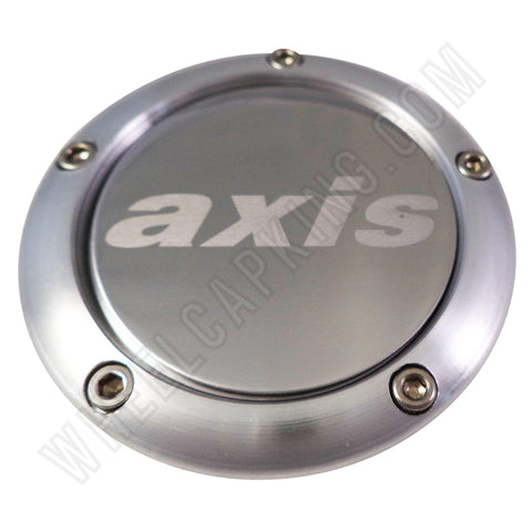 Axis Wheels Silver Custom Wheel Center Cap # DC-0188 (4 CAPS) - Wheelcapking