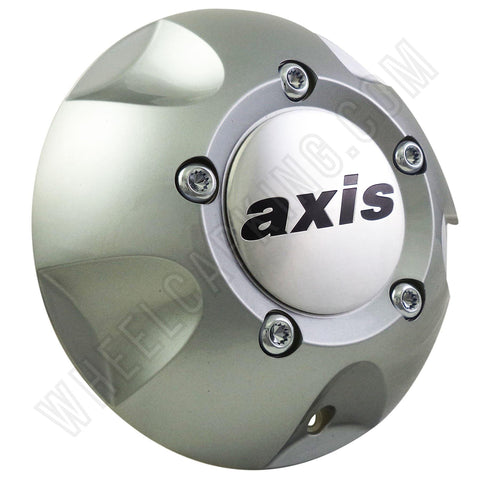 Axis Vortex Wheels Silver Custom Wheel Center Cap Caps Set of 4 # ALT - Wheelcapking