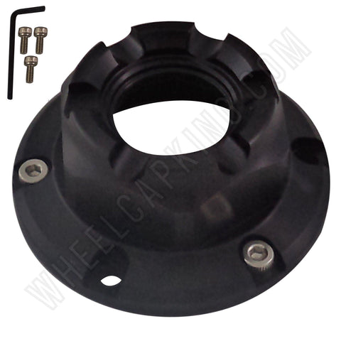 Axis HIRO Wheels Flat Black Custom Wheel Center Cap (1 CAP) - Wheelcapking