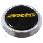 Axis Wheels Black / Yellow HALO Custom Wheel Center Cap (4 CAPS) - Wheelcapking