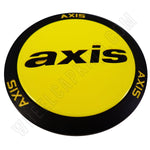 Axis Wheels Yellow / Black SHINE Custom Wheel Center Cap (1 CAP) - Wheelcapking