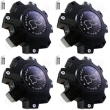 Black Rhino M-916 BK01 Wheel Center Cap Gloss Black (4 CAPS) - Wheelcapking