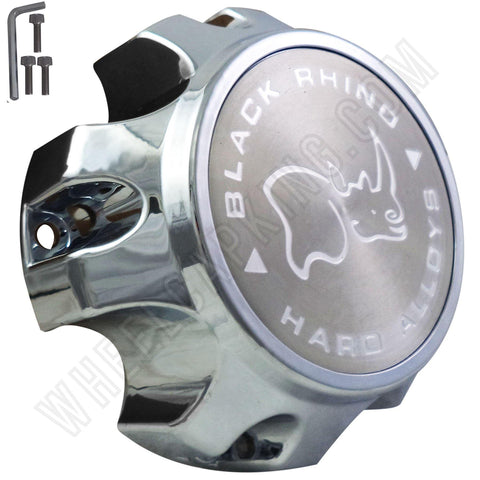 Black Rhino C609803-CAP Wheel Center Cap Chrome (1 CAP) - Wheelcapking