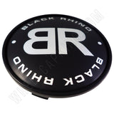 Black Rhino Wheels Flat Black Custom Wheel Center Cap # C-368-1 (1 CAP) - Wheelcapking
