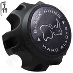 Black Rhino Wheels Flat Black Custom Wheel Center Caps Set of 4 # CAP M-790 - Wheelcapking