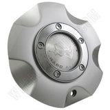 Black Rhino Wheels Silver Custom Wheel Center Cap # C424 New! (1 CAP) - Wheelcapking