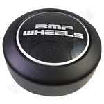 BMF Wheels Center Caps Flat Black Shorty- Fits All 8 Lug (1 Cap) BMF Logo - Wheelcapking