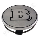 BRABUS Wheels Silver Custom Wheel Center Caps # E 000-001-16 (1 CAP) - Wheelcapking