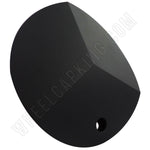 Cabo Wheels Flat Black Custom Wheel Center Cap # C61701-CAP (1 CAP) - Wheelcapking