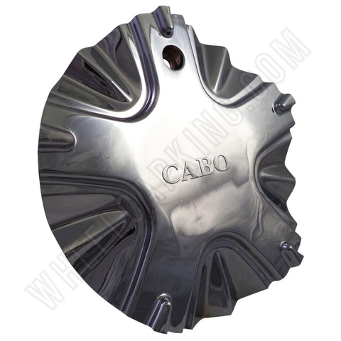 CABO Wheels Chrome Custom Wheel Center Cap Set of One (1) # 302L185 - Wheelcapking
