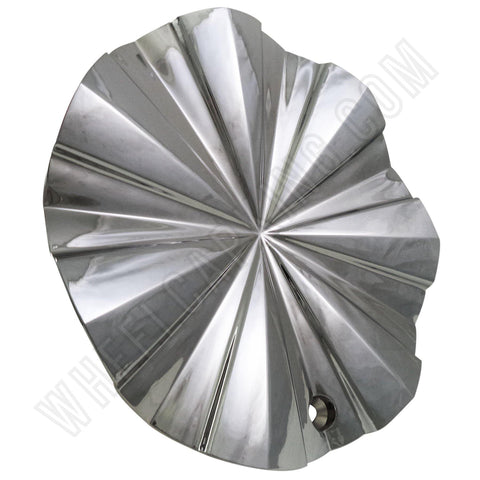 POLO # C-0363 Wheels Chrome Custom Wheel Center Caps New! (4 CAPS) - Wheelcapking