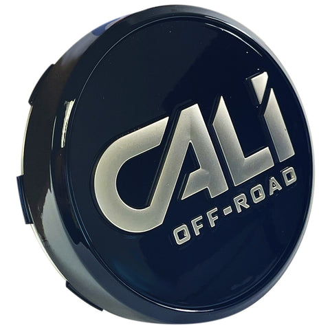 Cali Offroad Wheels Rim Center Hub Cap Gloss Black # C109108B02 / 12722012F-2 (4 CAPS)