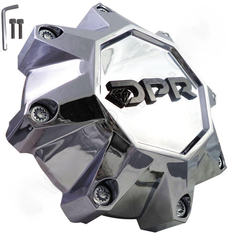 DPR Wheels Chrome Custom Wheel Center Cap Caps # A01-Z-CAP / LG1303-03 (1 CAP)