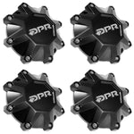 DPR Wheels Flat Black Custom Wheel Center Cap # DPR-8-CAP / LG1401-10 SHORTY (4 CAPS)