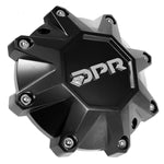 DPR Wheels Flat Black Custom Wheel Center Cap # DPR-8-CAP / LG1401-10 SHORTY (4 CAPS)