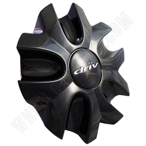 DRIV # 7880-15 Gloss Black Custom Wheel Center Cap (4 CAPS) - Wheelcapking