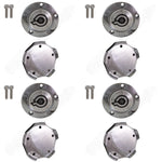 Dropstars Wheels Chrome Custom Wheel Center Caps # 1092L93 / DS07250011 / S708-56 (4 CAPS)