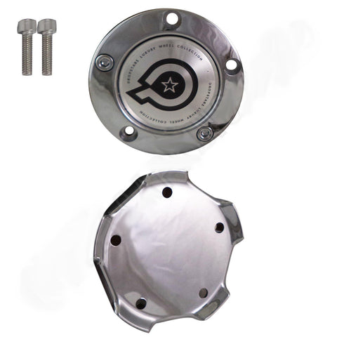 Dropstars Wheels Chrome Custom Wheel Center Cap (1 CAP) 1092L93 / DS07250011 / S708-56